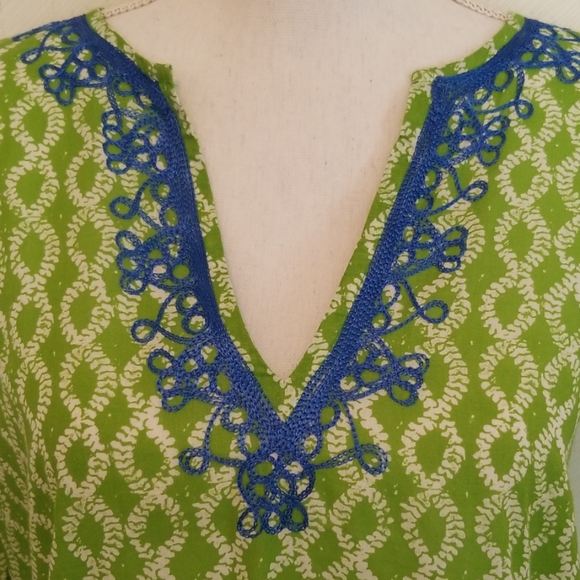 A30 - Rock Flower Paper 3/4" sleeve tunic - Picture 2 of 6